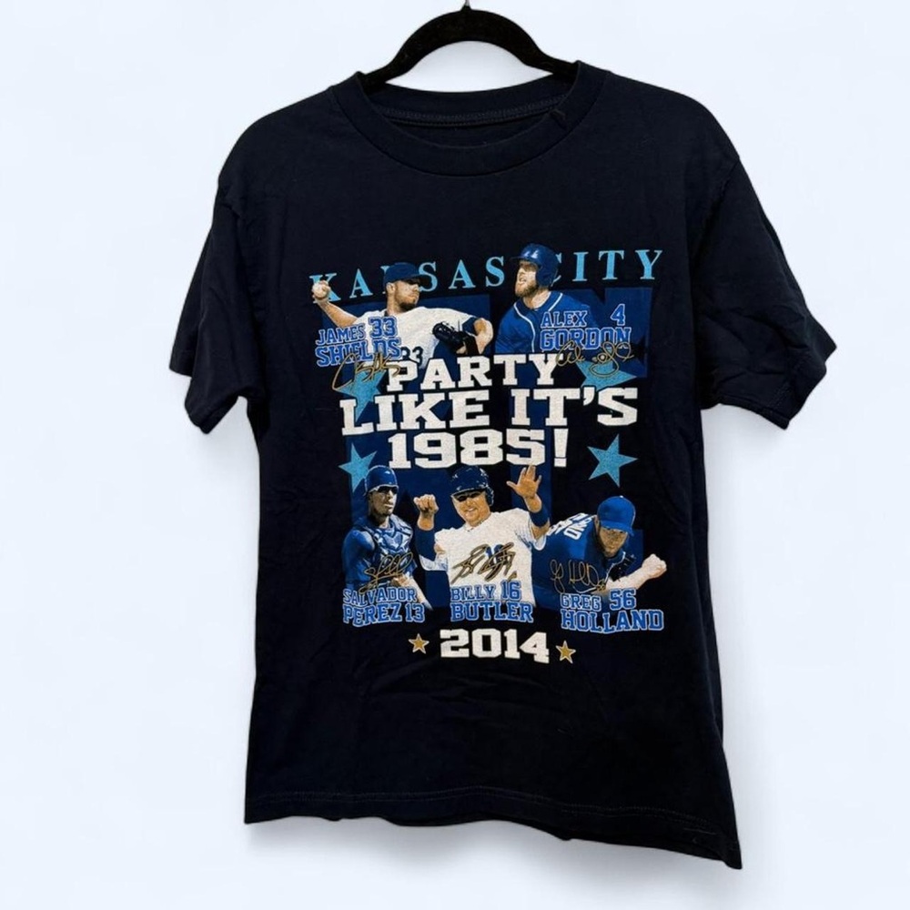 Kansas City Royals "Party Like It’s 1985!" 2014 Graphic Tee - Black